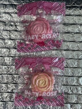 Swan Baby Rose Squishy Rare 2018 Vintage Two Pack